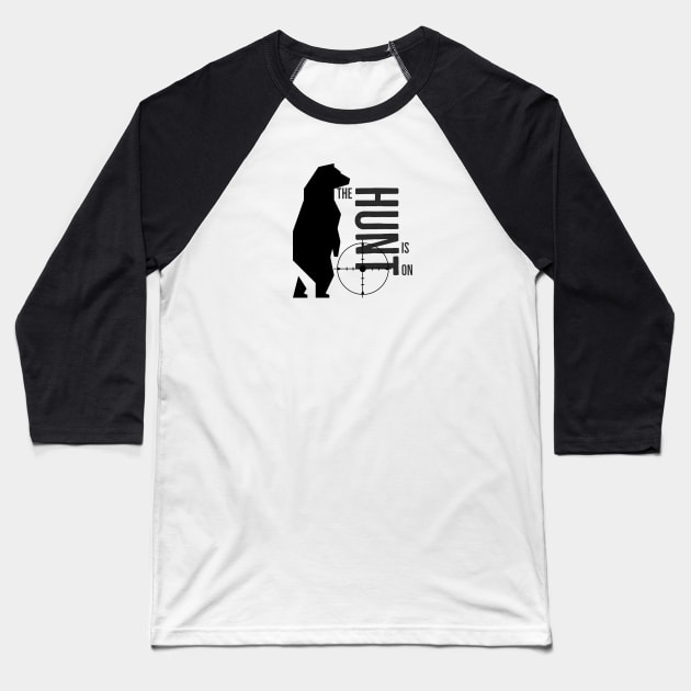 The Hunt is On Baseball T-Shirt by Charm Clothing